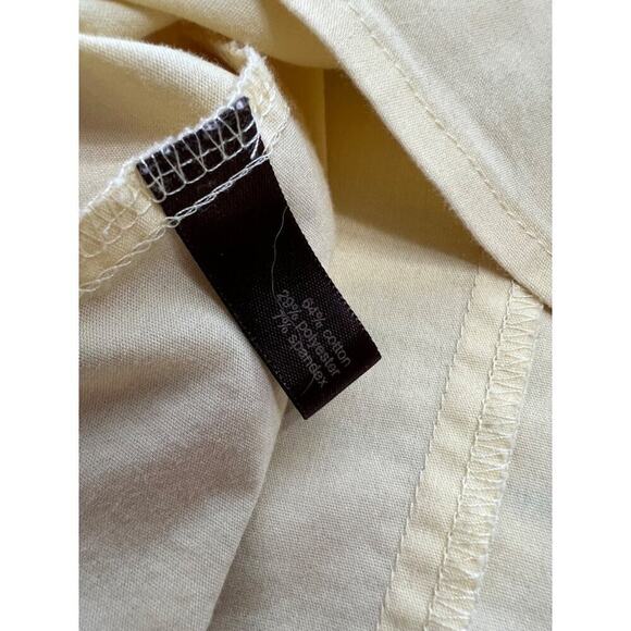 The Limited Yellow Ruffled Button Up Shirt Size Small - Picture 5 of 6